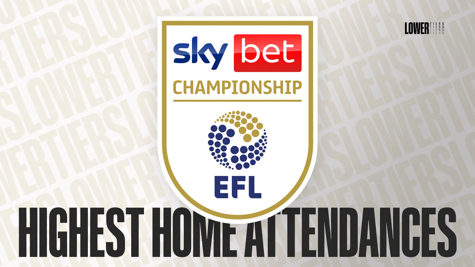 HIGHEST AVERAGE CHAMPIONSHIP HOME ATTENDANCES