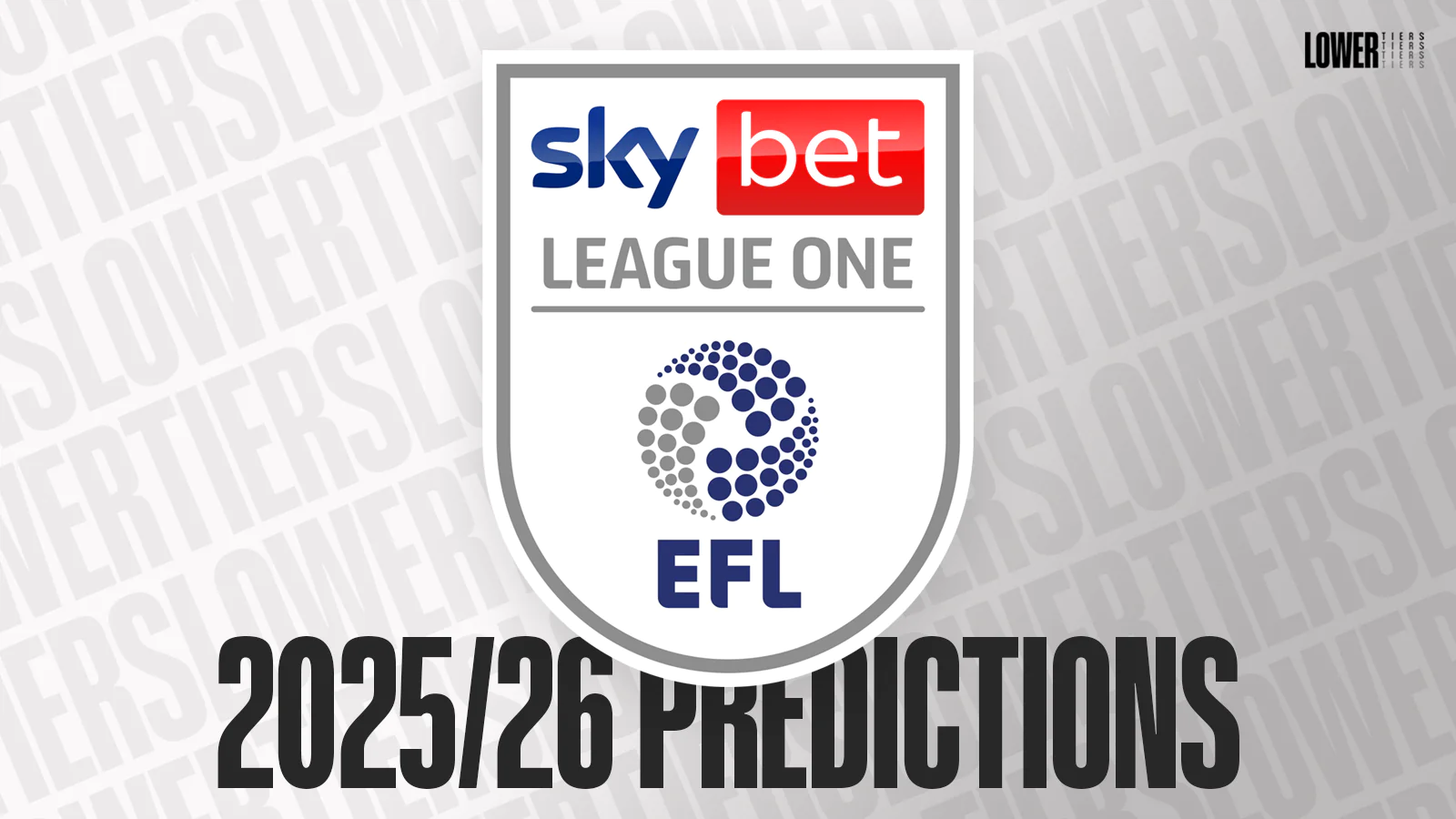 LEAGUE ONE PREDICTIONS